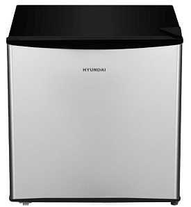 Барный холодильник Hyundai CO0502 серебристый/черный
