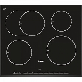 Черная индукционная варочная панель Bosch PIB651N17E