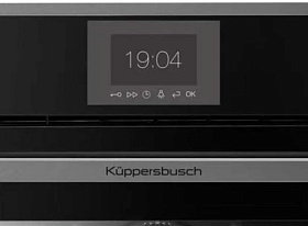 Чёрный электрический встраиваемый духовой шкаф Kuppersbusch CBP 6550.0 S9 фото 2 фото 2