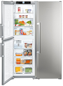 Холодильники Liebherr стального цвета Liebherr SBSef 7343 фото 3 фото 3