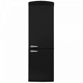 Чёрный двухкамерный холодильник Schaub Lorenz SLUS335S2