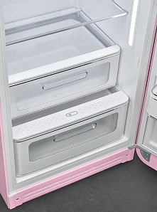 Маленький ретро холодильник Smeg FAB28RPK5 фото 4 фото 4