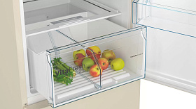 Холодильник кремового цвета Bosch KGN39VK24R фото 4 фото 4