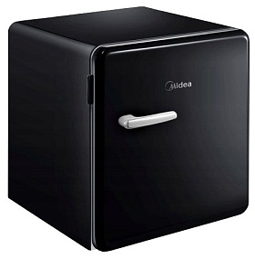 Чёрный двухкамерный холодильник Midea MDRD86SLF30