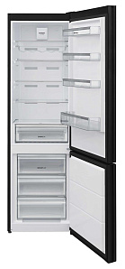 Чёрный холодильник Korting KNFC 61868 GN фото 2 фото 2