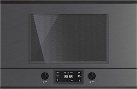 Микроволновая печь с откидной дверцей Kuppersbusch MR 6330.0 GPH 5 Black Velvet
