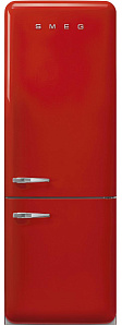 Холодильник бордового цвета Smeg FAB38RRD5