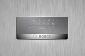 Двухкамерный серебристый холодильник Bosch KGN39VL25R фото 3 фото 3
