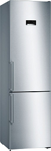 Серебристый холодильник Bosch KGN39XI3OR