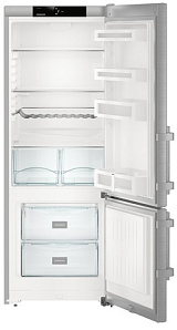 Серебристые двухкамерные холодильники Liebherr Liebherr CUef 2915 фото 2 фото 2