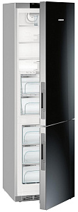 Чёрный холодильник с No Frost Liebherr CBNPgb 4855 фото 2 фото 2
