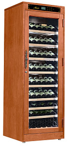 Мульти температурный винный шкаф LIBHOF NP-102 red cherry