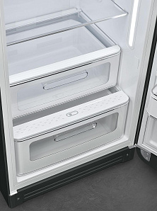 Невысокий двухкамерный холодильник Smeg FAB28RDBLV5 фото 4 фото 4
