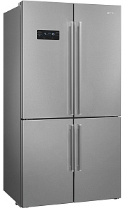 Серебристый холодильник Smeg FQ60XDAIF