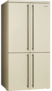Бежевый холодильник в стиле ретро Smeg FQ60CPO5