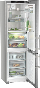 Серебристые двухкамерные холодильники Liebherr Liebherr CBNsdb 5753