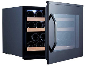 Узкий встраиваемый винный шкаф LIBHOF CK-21 black фото 4 фото 4
