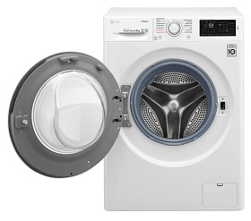Белая стиральная машина LG F4M5TS3W фото 3 фото 3