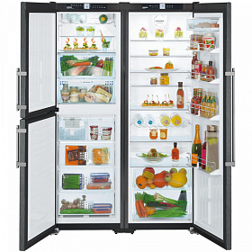 Большой широкий холодильник Liebherr SBSbs 7353
