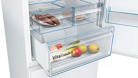 Двухкамерный холодильник шириной 70 см Bosch KGN49XWEA фото 4 фото 4