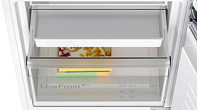Узкий высокий двухкамерный холодильник Bosch KIV87SFE0 фото 2 фото 2