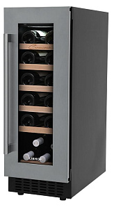 Узкий встраиваемый винный шкаф LIBHOF CX-19 silver фото 4 фото 4