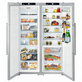 Холодильники Liebherr стального цвета Liebherr SBSes 7263