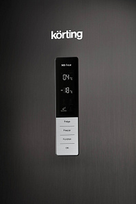 Двухкамерный холодильник 2 метра Korting KNFC 62370 XN фото 2 фото 2