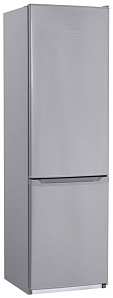 Двухкамерный холодильник NordFrost NRB 120 332 серебристый металлик