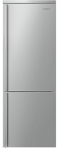 Серебристый холодильник Smeg FA3905RX5