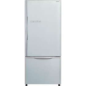 Серебристый холодильник HITACHI R-B 572 PU7 GS