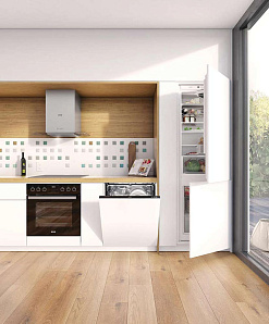 Встраиваемый двухкамерный холодильник Gorenje NRKI2181E1 фото 4 фото 4