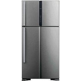 Серебристый холодильник HITACHI R-V 662 PU3 SLS