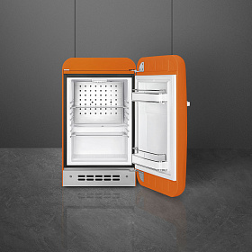 Бесшумный узкий холодильник Smeg FAB5ROR5 фото 2 фото 2