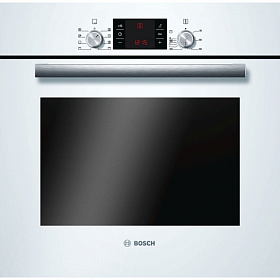 Белый электрический духовой шкаф Bosch HBG43T320R