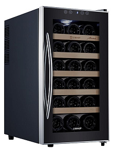 Термоэлектрический винный шкаф LIBHOF AM-18 Black фото 4 фото 4