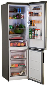 Двухкамерный холодильник с верхней морозильной камерой Sharp SJB340XSCH фото 2 фото 2