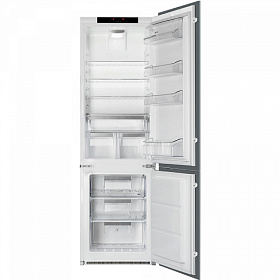 Холодильник  шириной 55 см Smeg C7280NLD2P