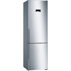 Серебристый холодильник Bosch VitaFresh KGN39XI34R