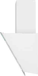 Белая вытяжка 60 см Maunfeld YORK PUSH 60 Glass White фото 4 фото 4