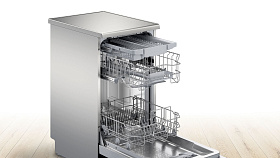 Посудомойка с теплообменником 45 см Bosch SRS4HMI3FR фото 2 фото 2