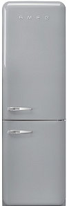 Серебристый холодильник Smeg FAB32RSV3