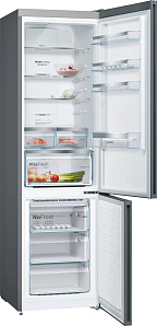 Серебристый холодильник Ноу Фрост Bosch KGN39XC31R фото 2 фото 2