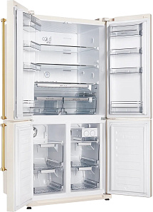 Холодильник ретро стиль Kuppersberg NMFV 18591 BE фото 3 фото 3