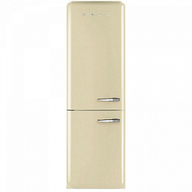 Холодильник кремового цвета Smeg FAB32LPN1