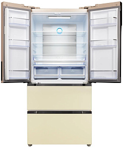 Широкий холодильник с нижней морозильной камерой Kuppersberg RFFI 184 BEG фото 3 фото 3