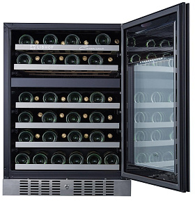 Встраиваемый винный шкаф 60 см LIBHOF CFD-46 white фото 2 фото 2