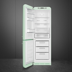 Зелёный холодильник Smeg FAB32LPG3 фото 2 фото 2
