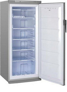 Маленький серебристый холодильник Vestfrost VF 320 H