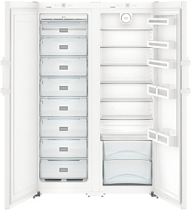 Двухдверный белый холодильник Liebherr SBS 7242 фото 4 фото 4